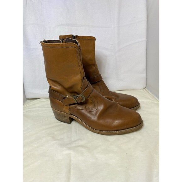 Unbranded men’s harness 9WW side zipper Boots - Picture 2 of 14